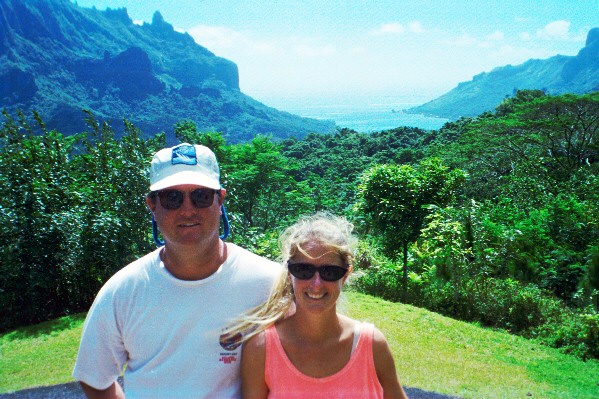 Garth and Wendy in Moorea